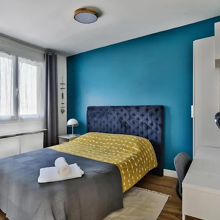 Le Jules Guesde 3ch Traversant, Metro D Parilly, Place De Parking Apartament *